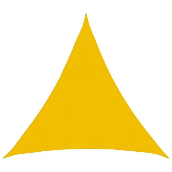 Voile d'ombre Jaune 2 x 2 x 2 m HDPE