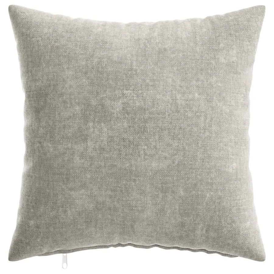 Housse de coussin 2 pcs HEERLEN Gris clair 40 x 40 cm - 2