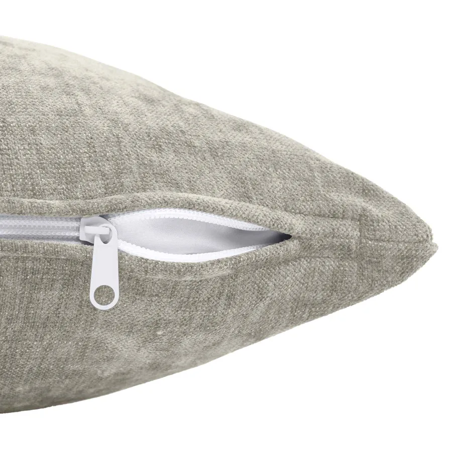 Housse de coussin 2 pcs HEERLEN Gris clair 40 x 40 cm - 5