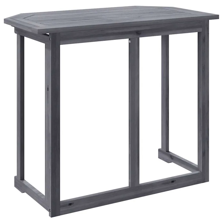 Table pliable de balcon 90x50x74 cm Bois d'acacia massif - 5