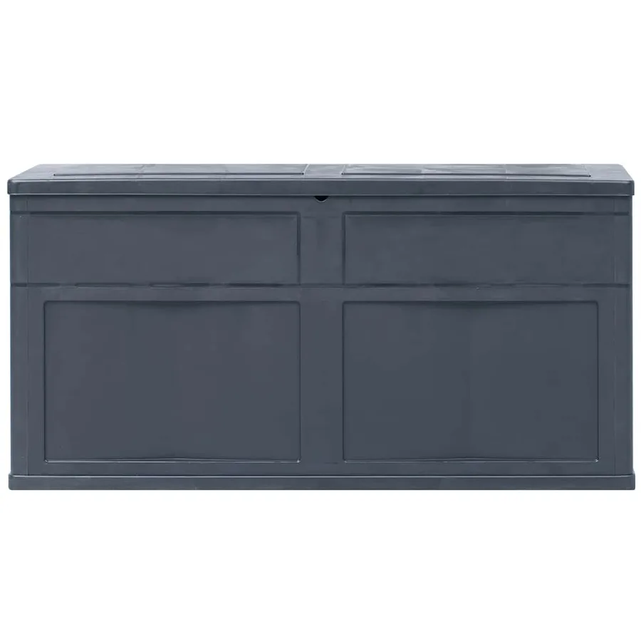Boîte de rangement de jardin 320 L Noir - 3