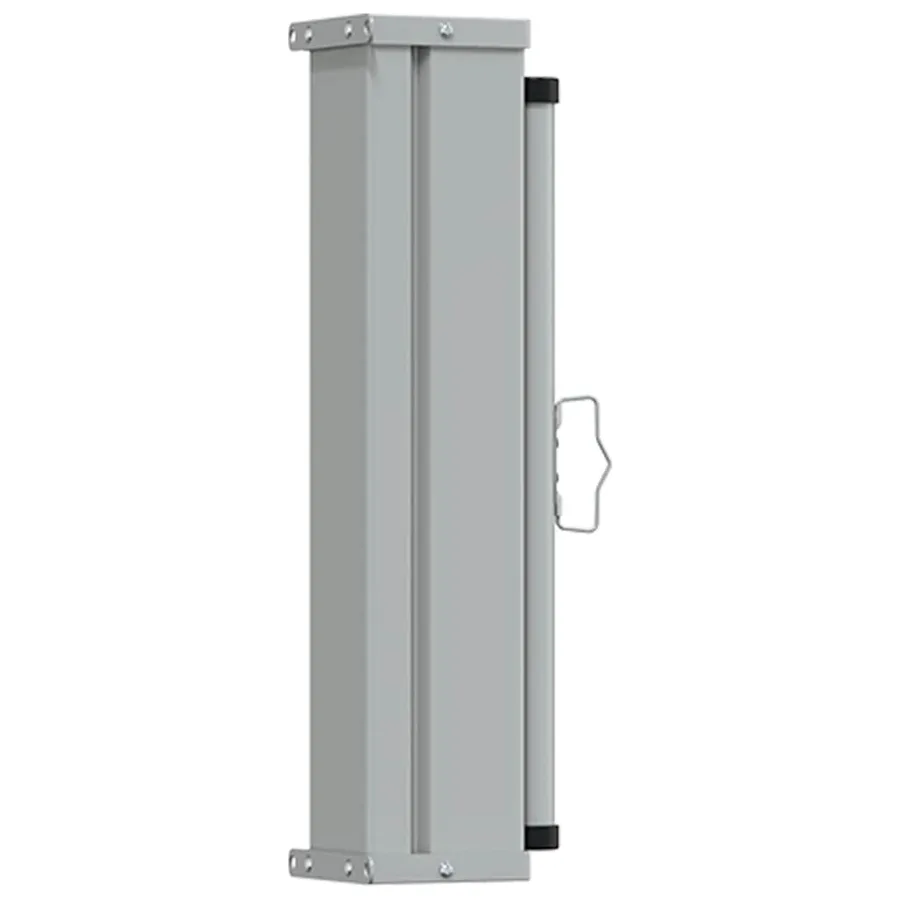 Auvent latéral rétractable de patio 60x300 cm Gris - 5
