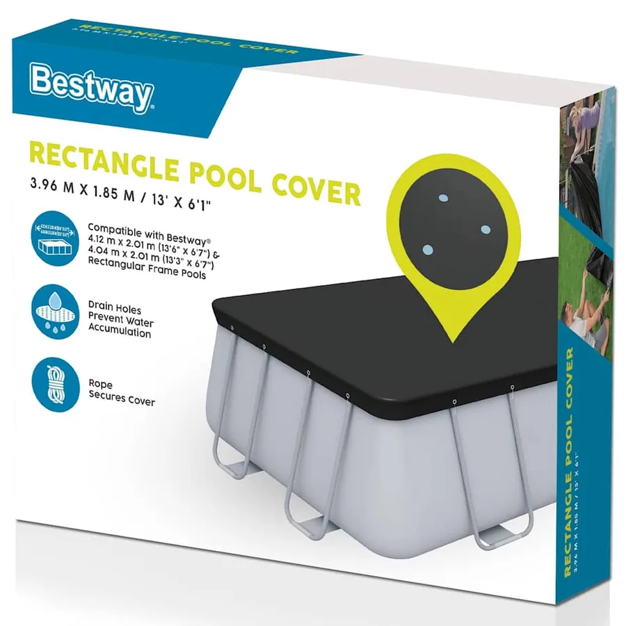 Bestway Couverture de piscine Flowclear 404x201 cm - 4