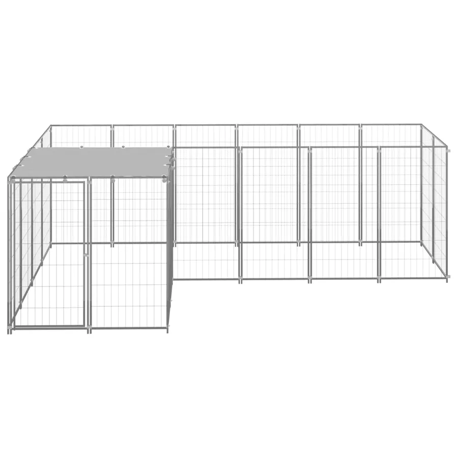 Chenil Argenté 4,84 m² Acier - 2