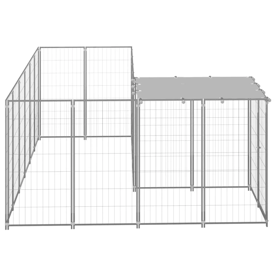 Chenil Argenté 4,84 m² Acier - 3