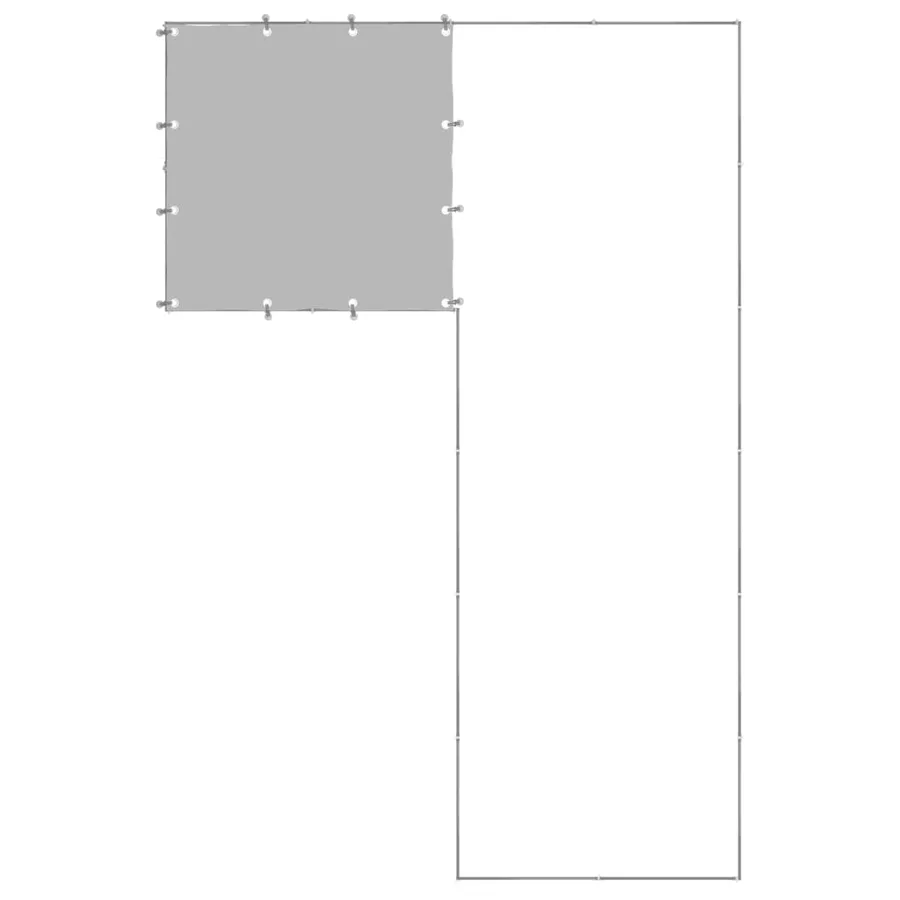 Chenil Argenté 4,84 m² Acier - 4