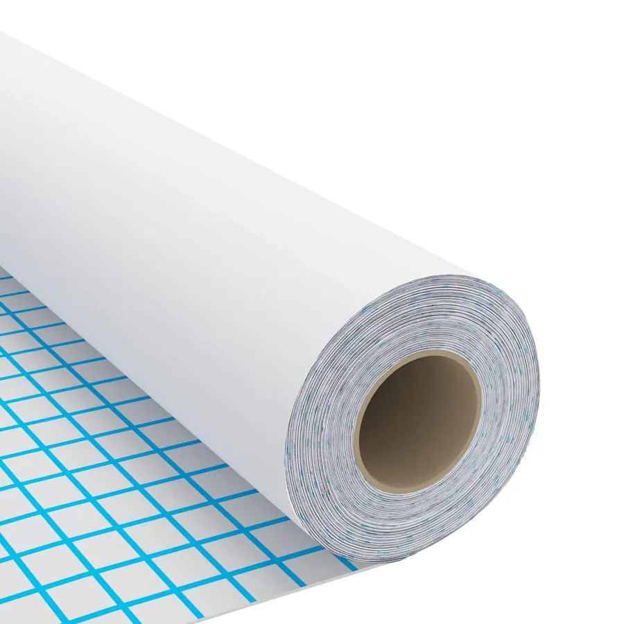 Films autoadhésifs pour meubles 2 pcs Blanc 500x90 cm PVC - 5
