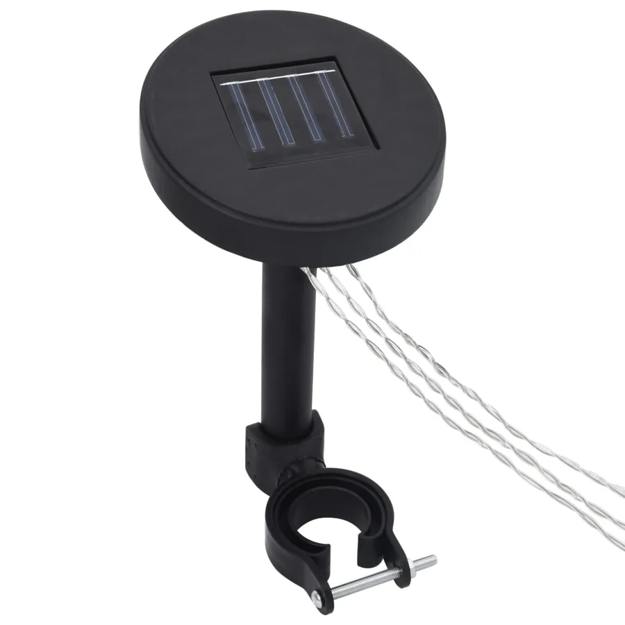 Tonnelle avec guirlande lumineuse à LED 3x4 m Anthracite - 8