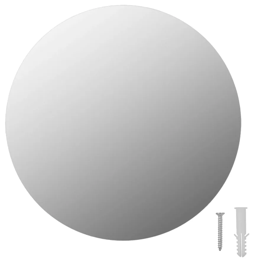Miroir rond sans cadre 30 cm Verre - 2