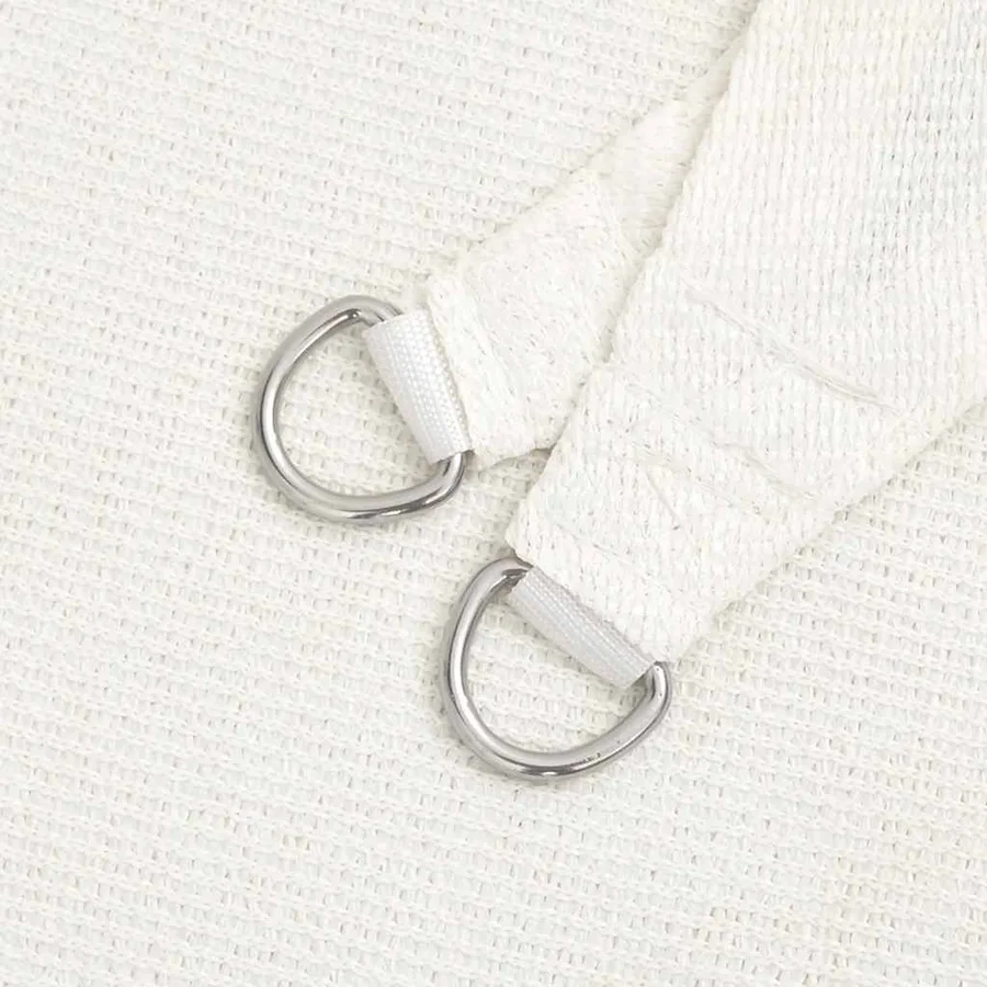 Voile d'ombrage 160 g/m² Blanc 2,5x4,5 m PEHD - 5