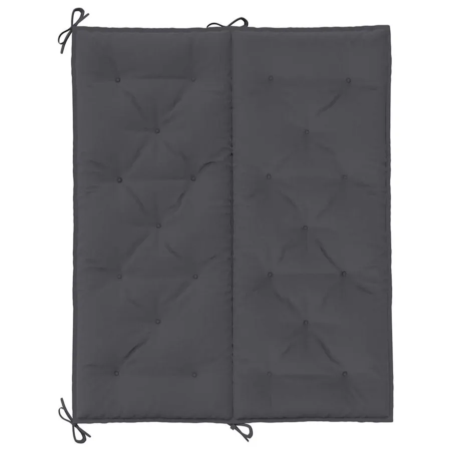 Coussin de banc de jardin anthracite tissu oxford - 6