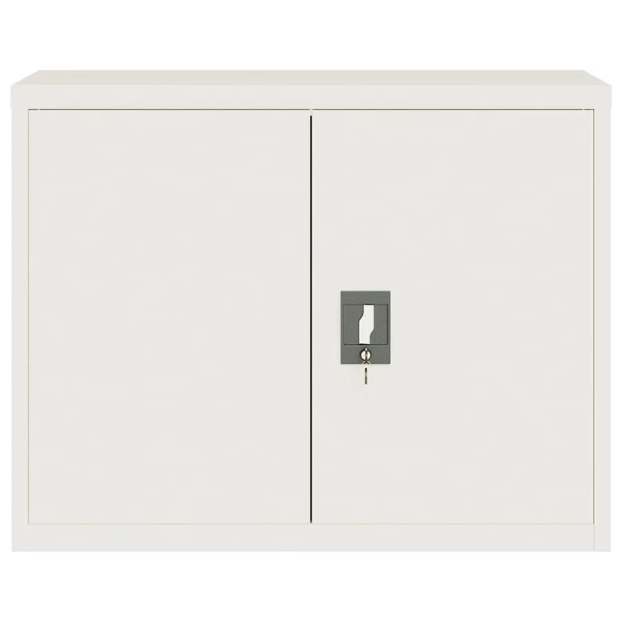 Classeur blanc 90x40x70 cm acier - 3