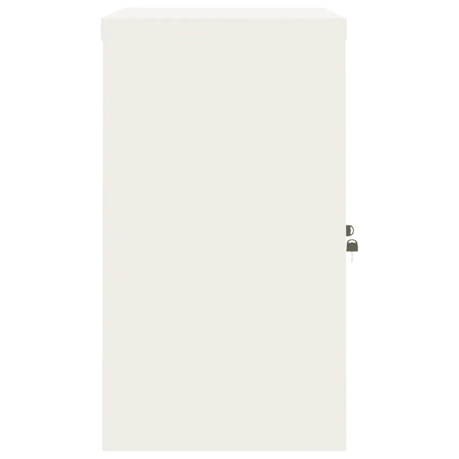 Classeur blanc 90x40x70 cm acier - 5