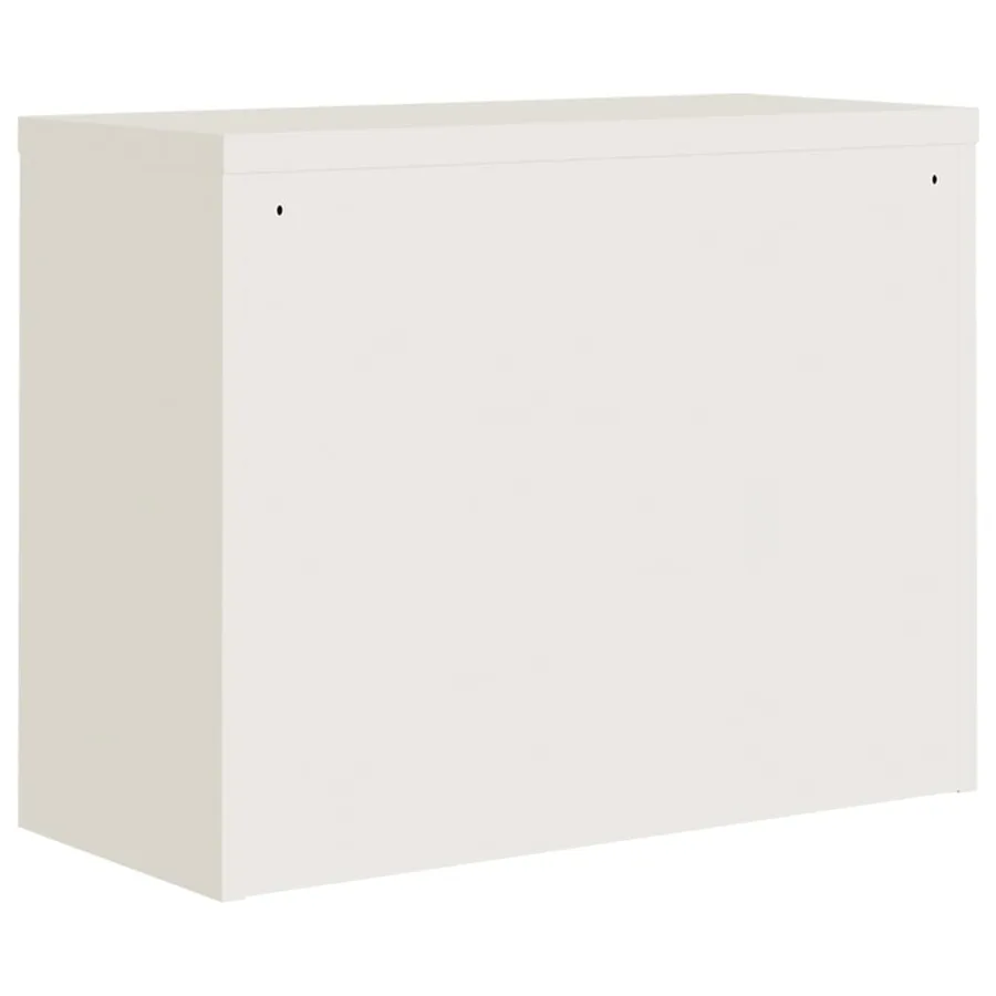 Classeur blanc 90x40x70 cm acier - 6