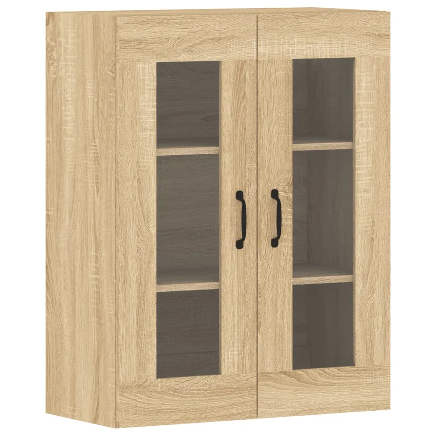 Armoires murales 2 pcs chêne sonoma bois d'ingénierie - 6