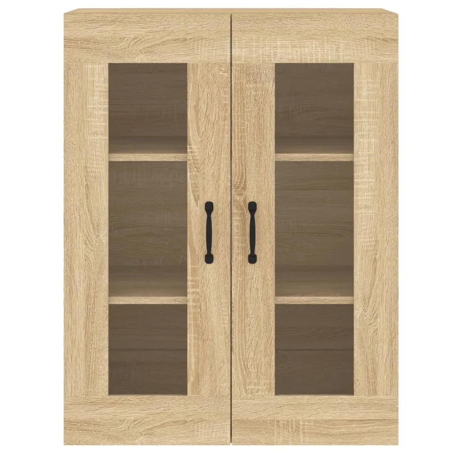 Armoires murales 2 pcs chêne sonoma bois d'ingénierie - 7