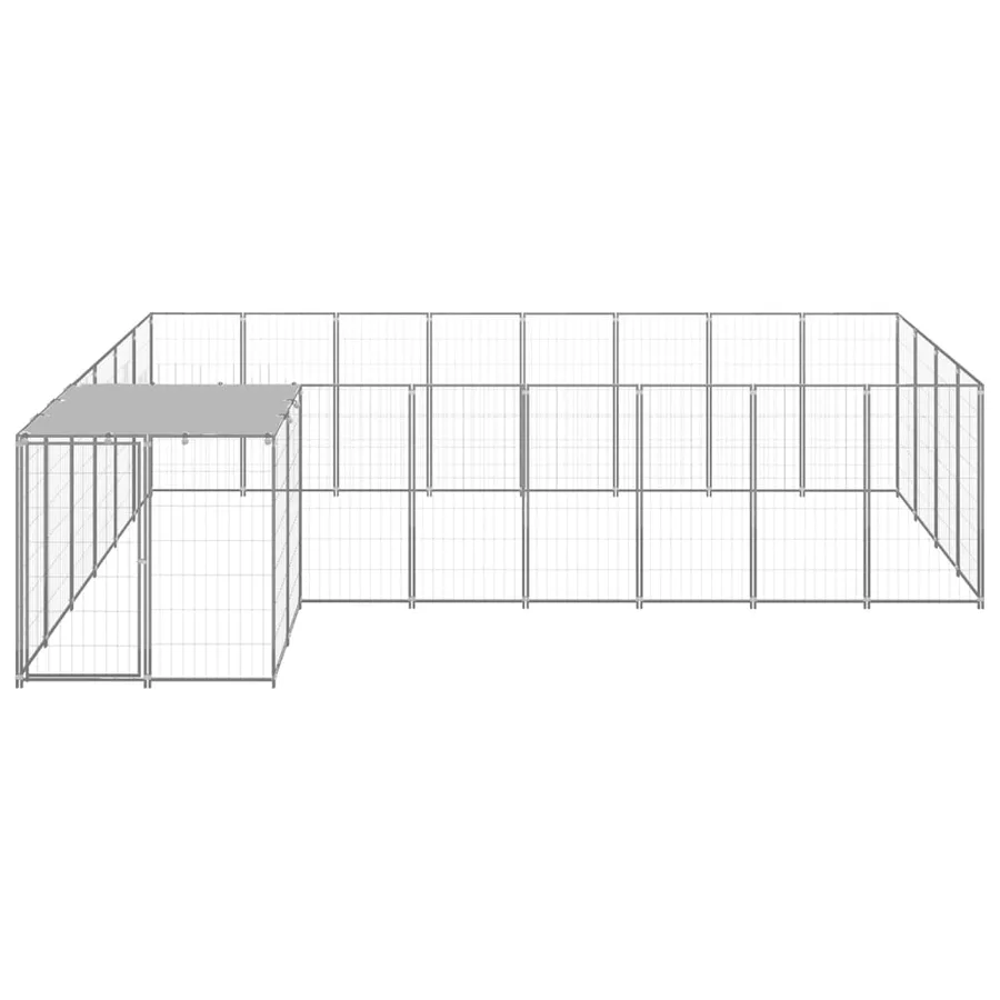 Chenil Argenté 10,89 m² Acier - 2