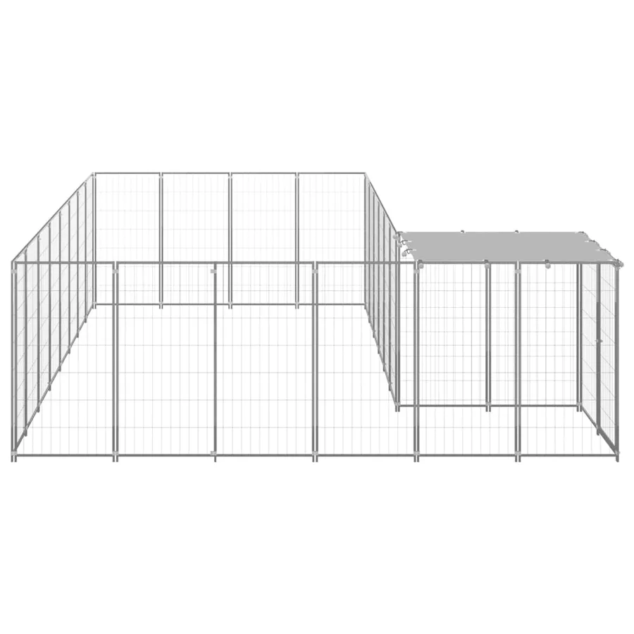 Chenil Argenté 10,89 m² Acier - 3