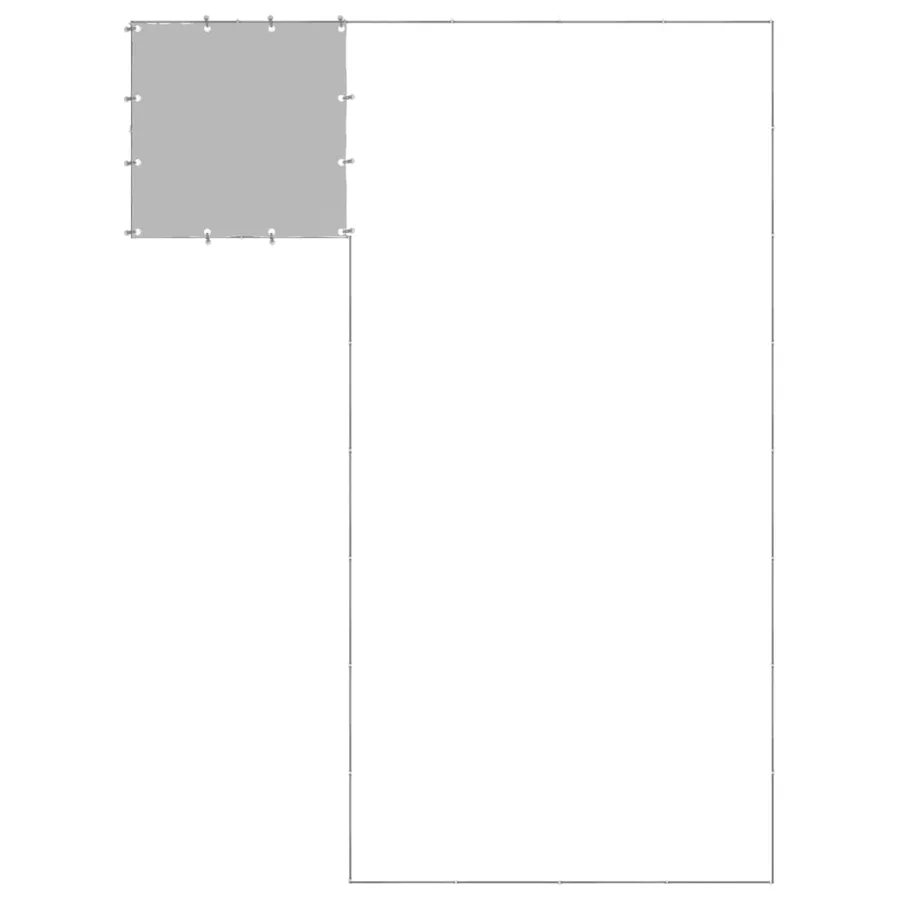 Chenil Argenté 10,89 m² Acier - 4