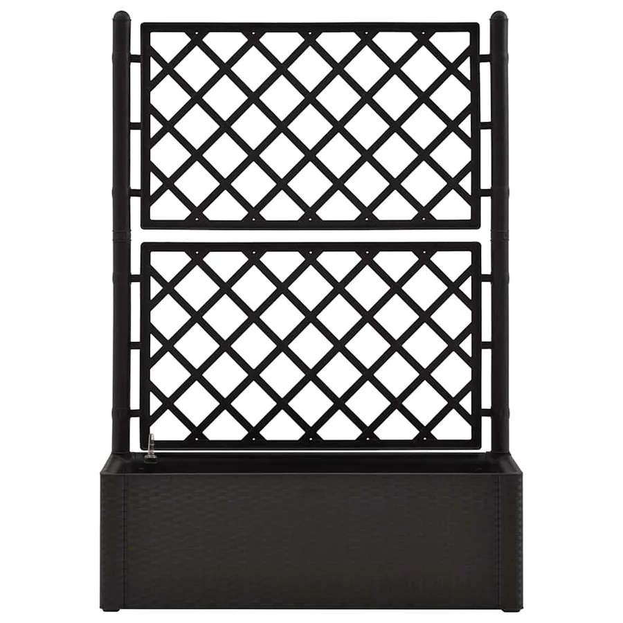 Lit surélevé de jardin treillis système d'arrosage Anthracite - 4