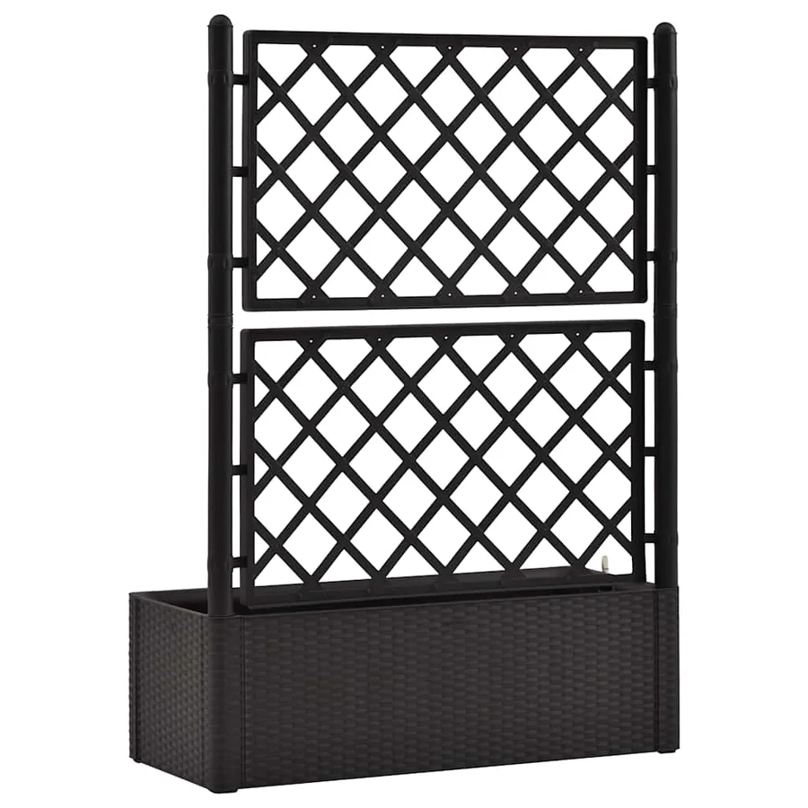 Lit surélevé de jardin treillis système d'arrosage Anthracite - 6