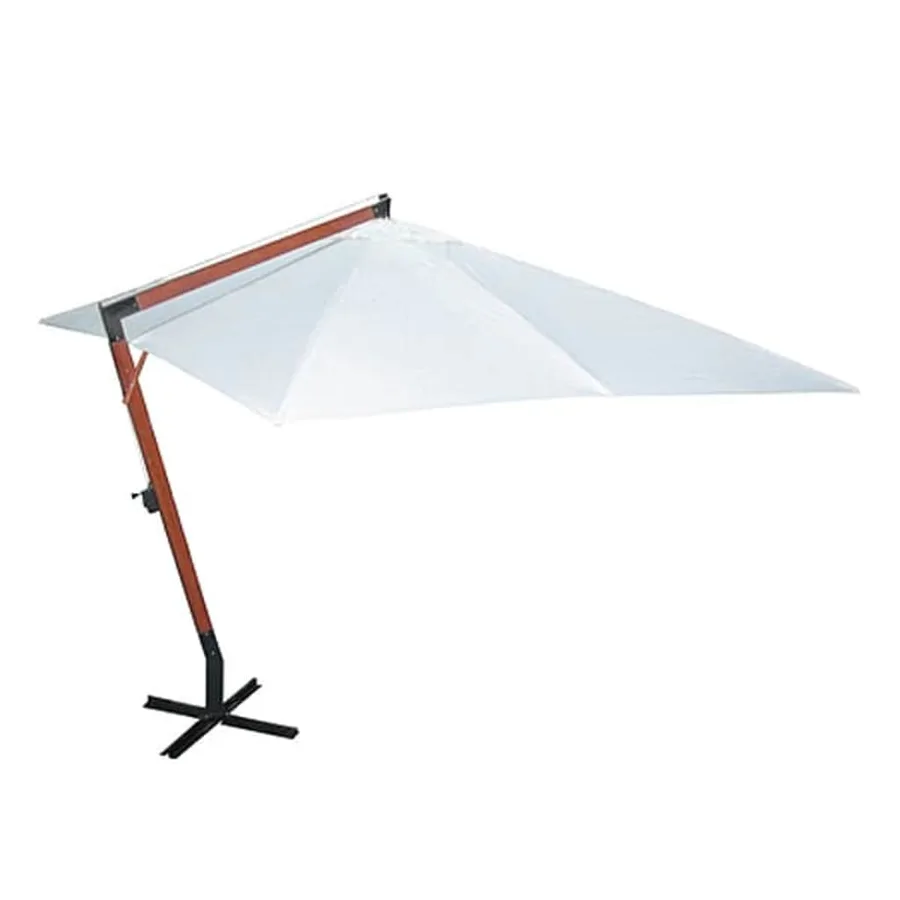 Parasol 300 x 400 cm Blanc - 2