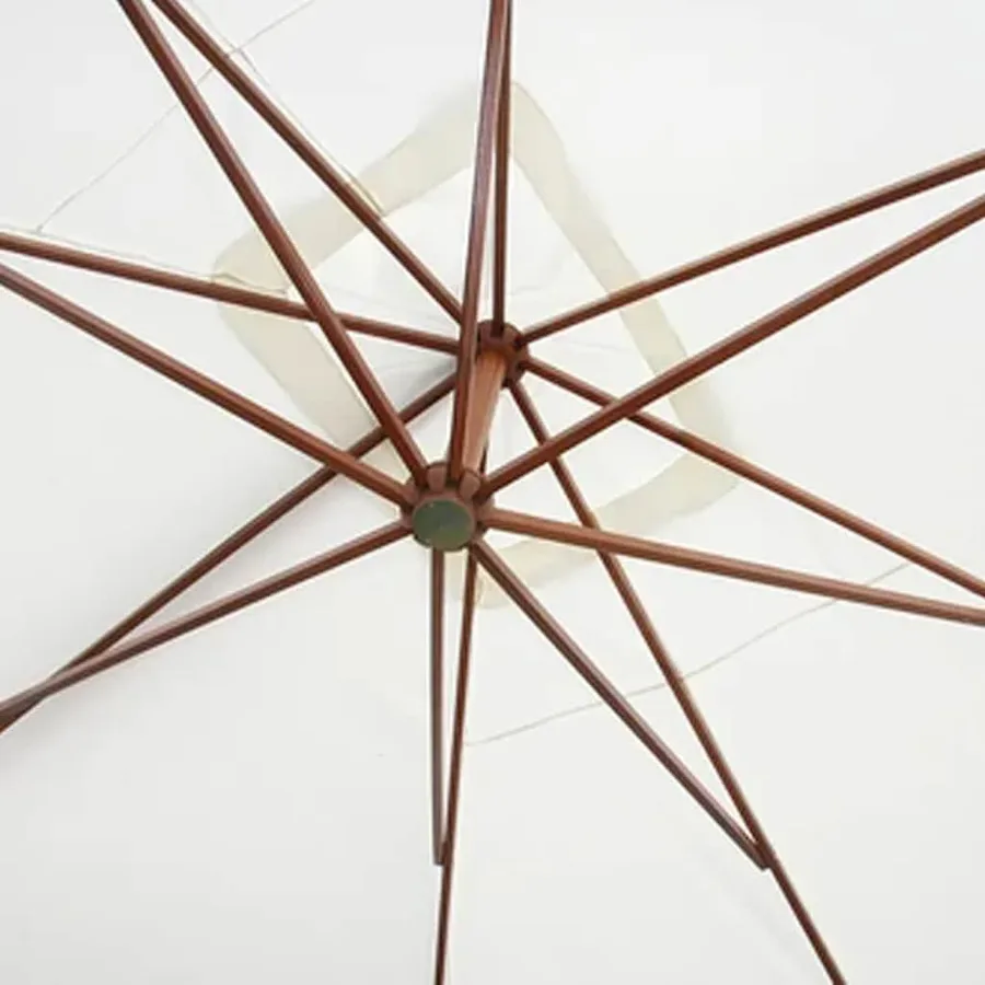 Parasol 300 x 400 cm Blanc - 4