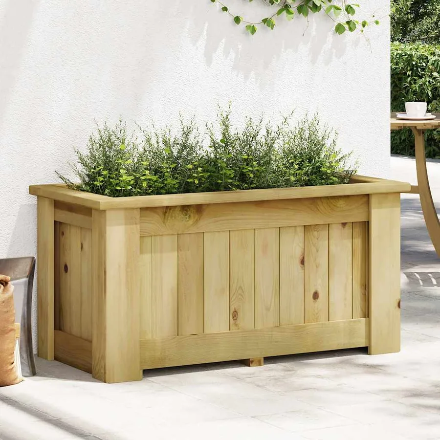 Jardinière surélevée 100x50x50 cm Bois de pin imprégné - 2