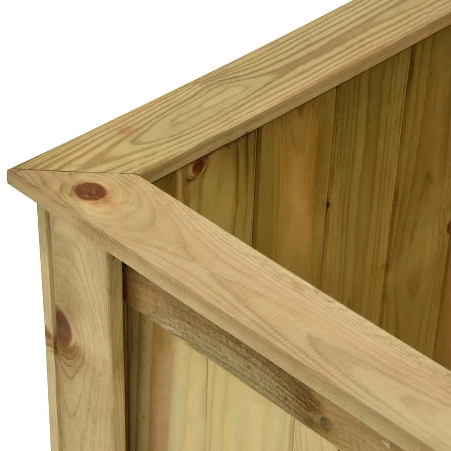 Jardinière surélevée 100x50x50 cm Bois de pin imprégné - 9