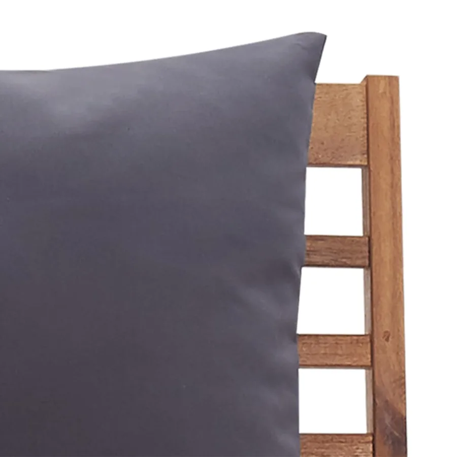 Salon de jardin 4 pcs avec coussins Bois d'acacia solide - 13