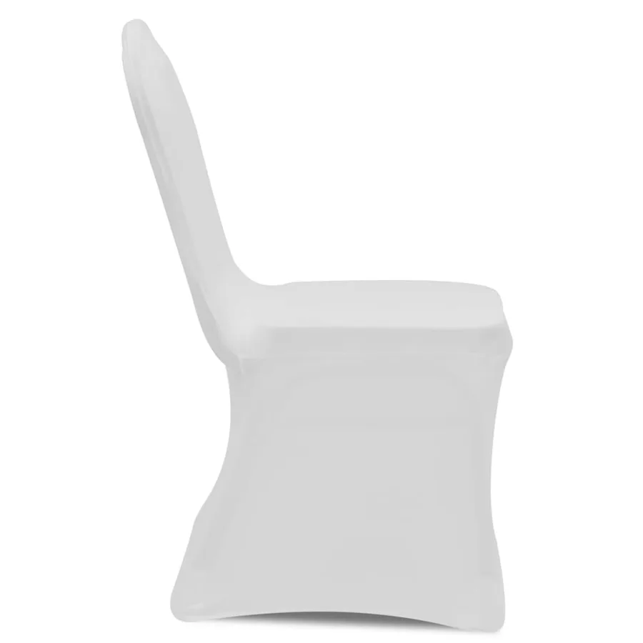 Housse blanche extensible pour chaise 50 pièces - 3