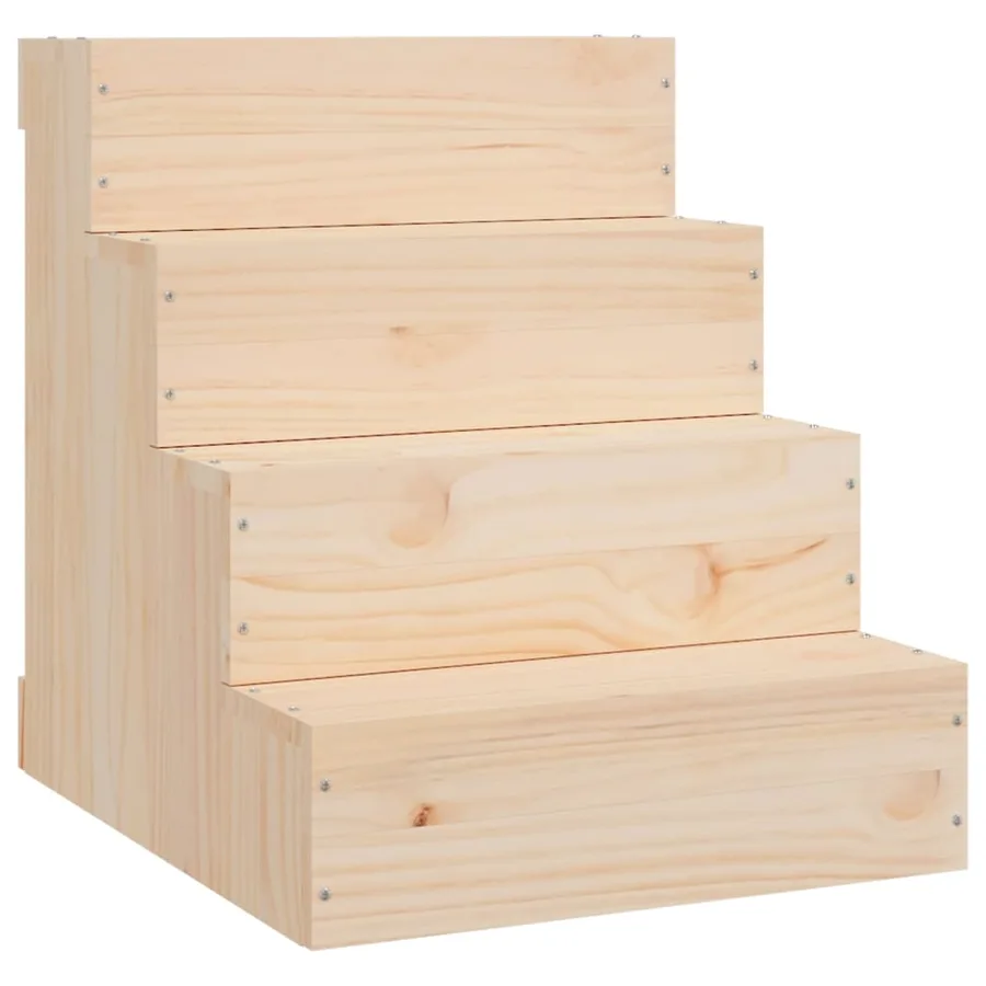 Escalier pour animaux de compagnie 40x49x47 cm Bois de pin - 2