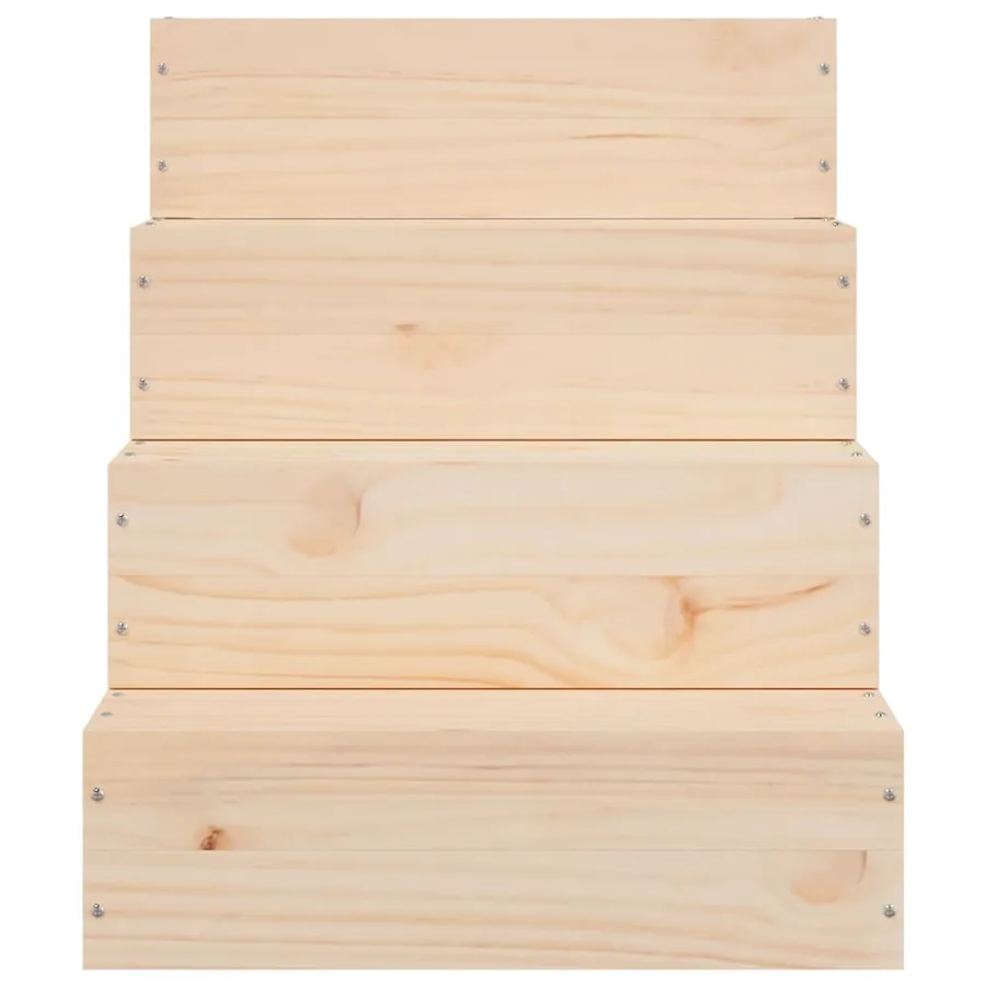 Escalier pour animaux de compagnie 40x49x47 cm Bois de pin - 4