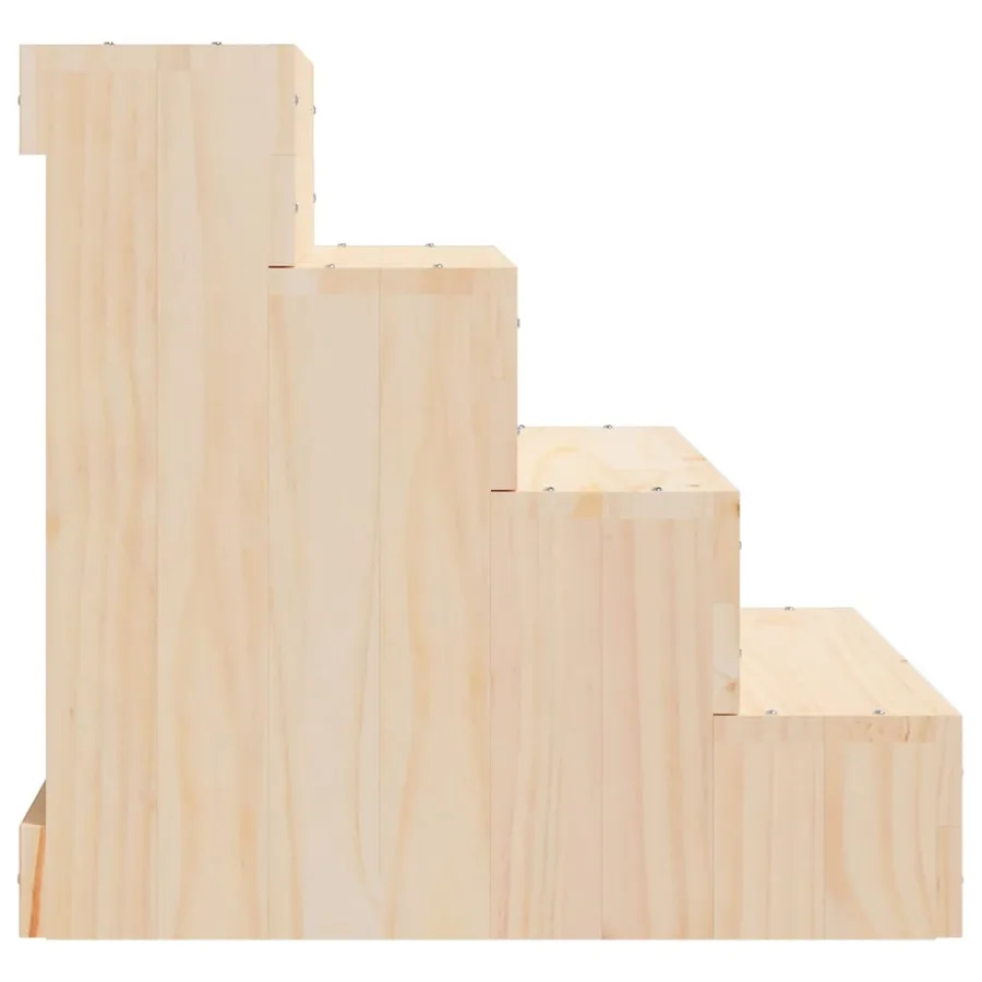 Escalier pour animaux de compagnie 40x49x47 cm Bois de pin - 5