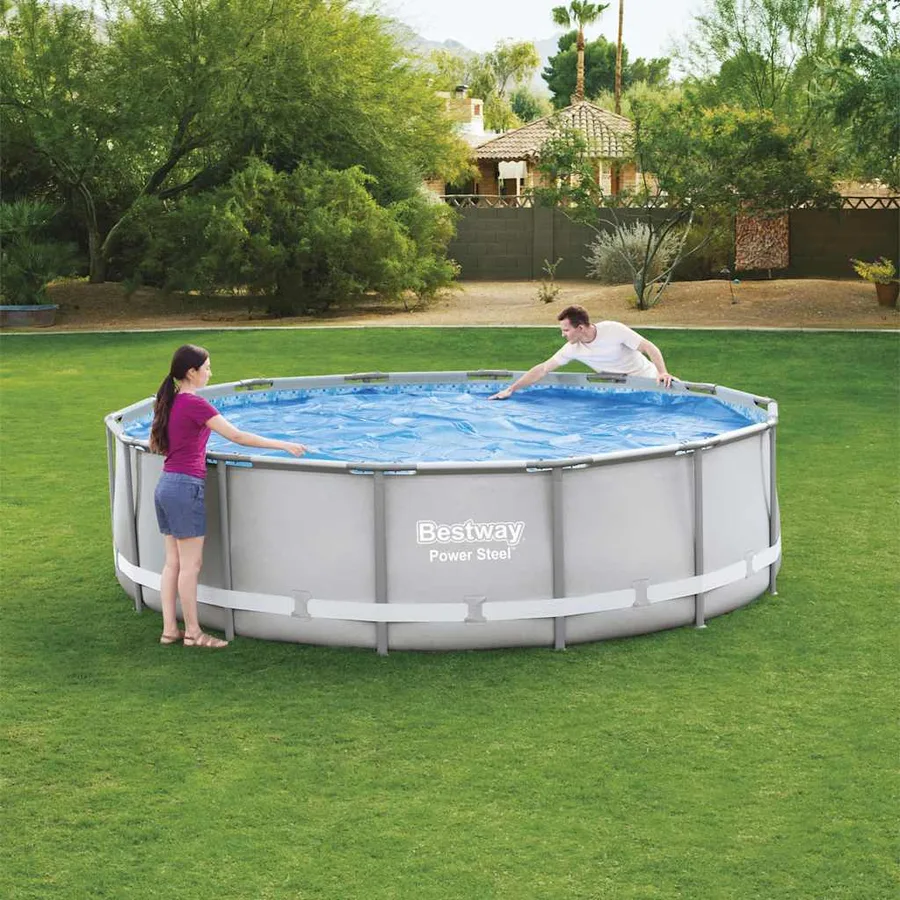 Bestway Couverture solaire de piscine Flowclear 427 cm - 3