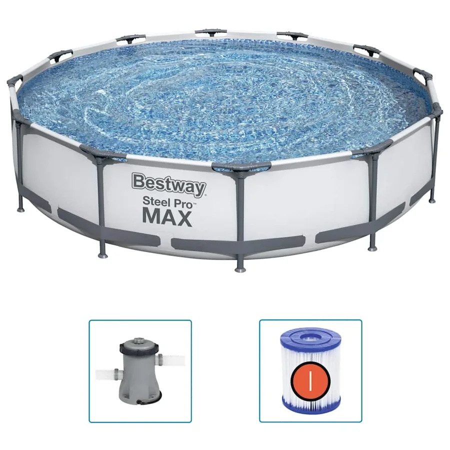 Bestway Ensemble de piscine Steel Pro MAX 366x76 cm - 2