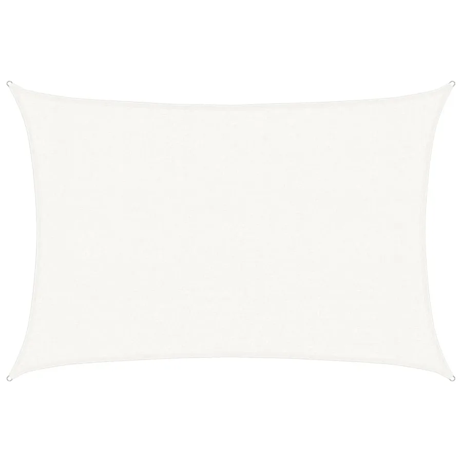 Voile d'ombrage 160 g/m² Blanc 3x4 m PEHD - 2