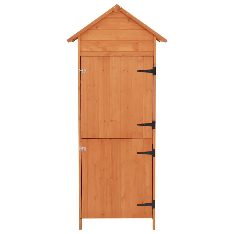 Armoire de rangement de jardin Marron 42,5x64x190 cm - 3