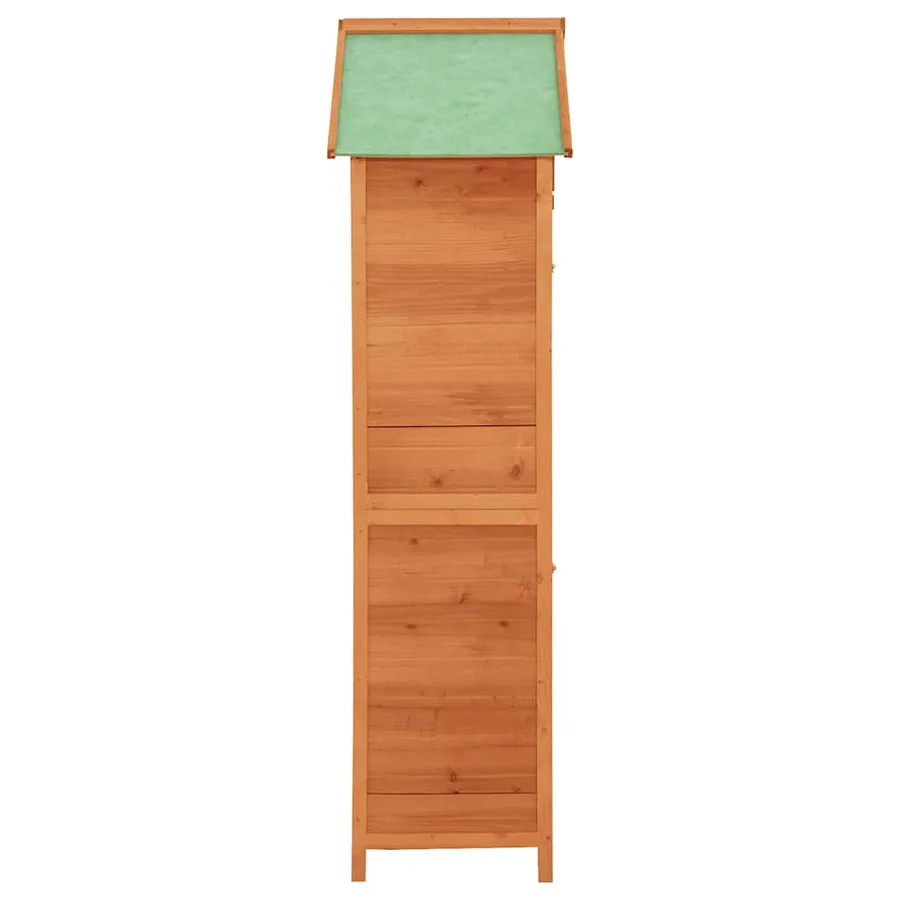 Armoire de rangement de jardin Marron 42,5x64x190 cm - 6