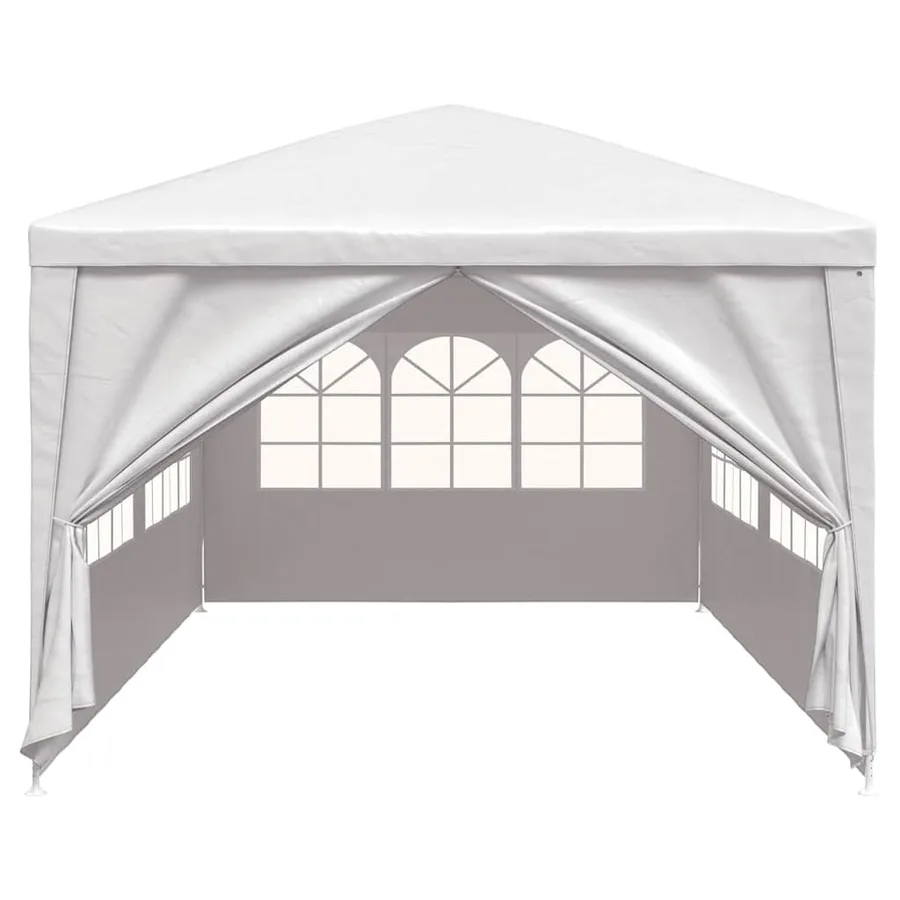 Tente de réception 3 x 6 m Blanc - 4