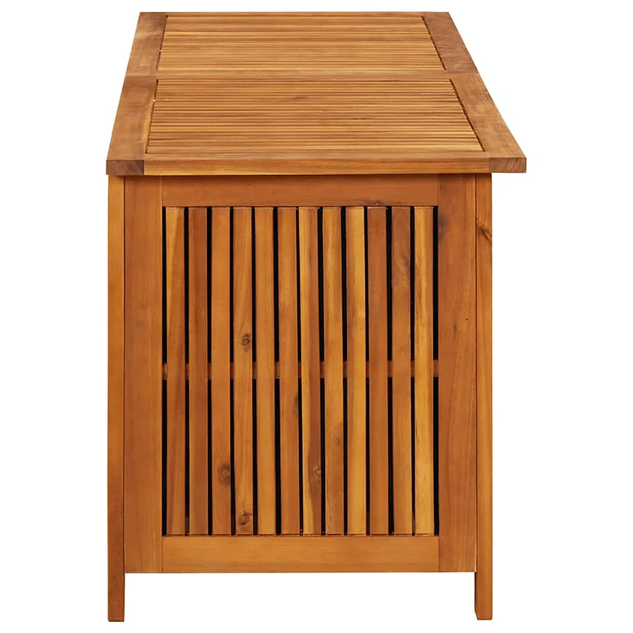 Boîte de rangement de jardin 150x50x58 cm Bois d'acacia solide - 5