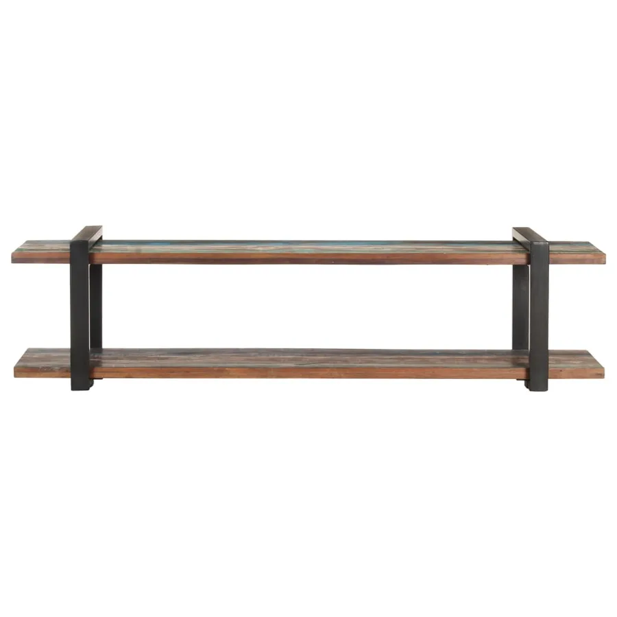 Meuble TV 160x40x40 cm Bois de récupération massif - 2