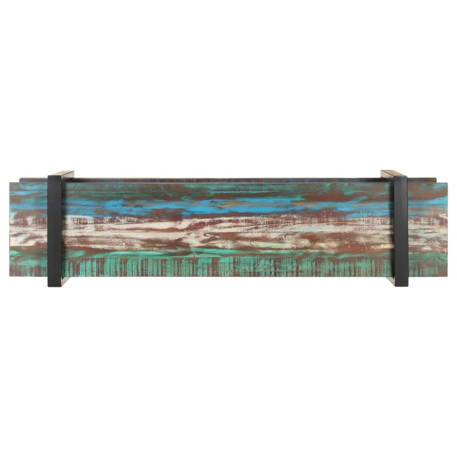 Meuble TV 160x40x40 cm Bois de récupération massif - 3