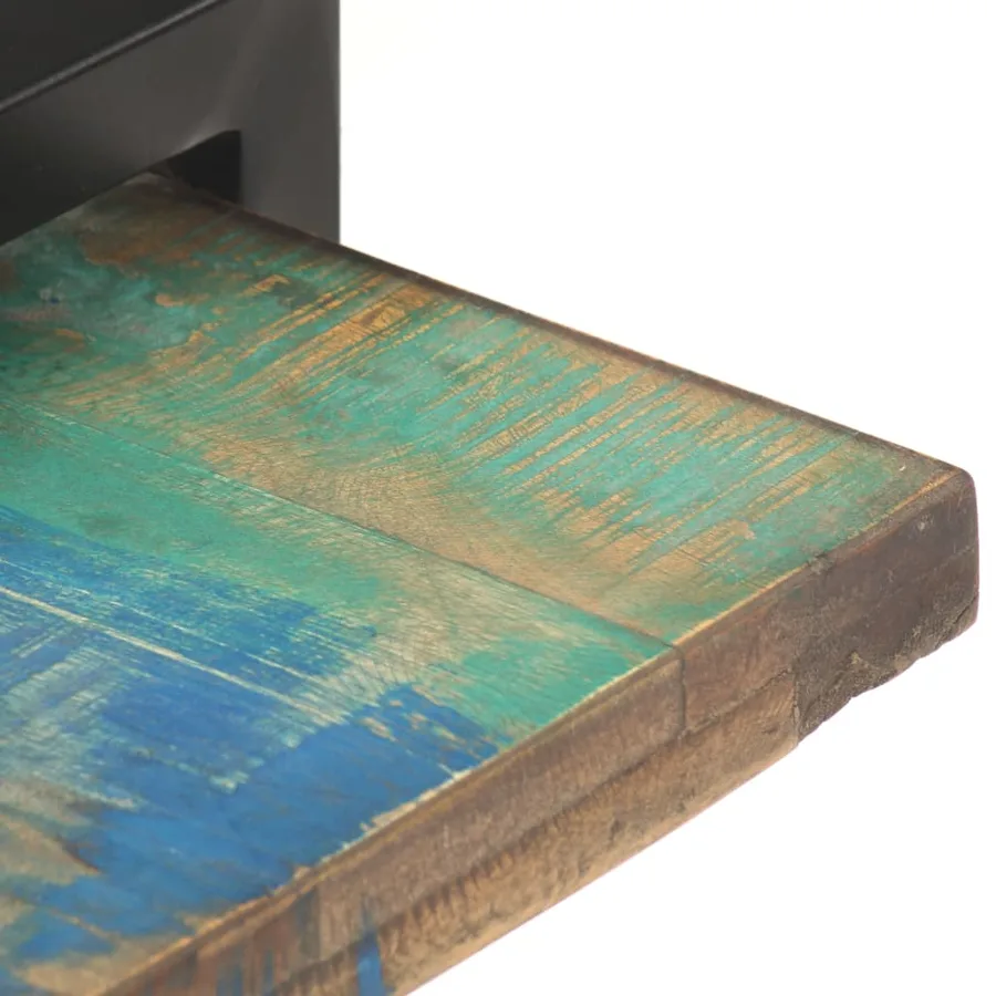 Meuble TV 160x40x40 cm Bois de récupération massif - 4