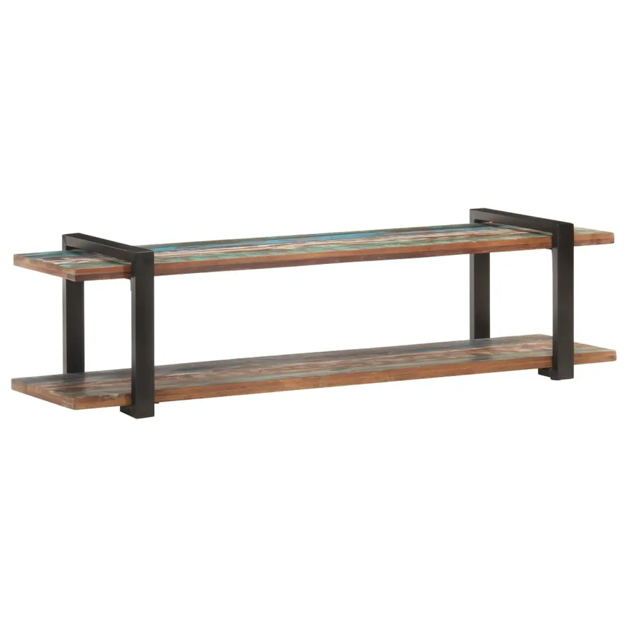 Meuble TV 160x40x40 cm Bois de récupération massif - 7