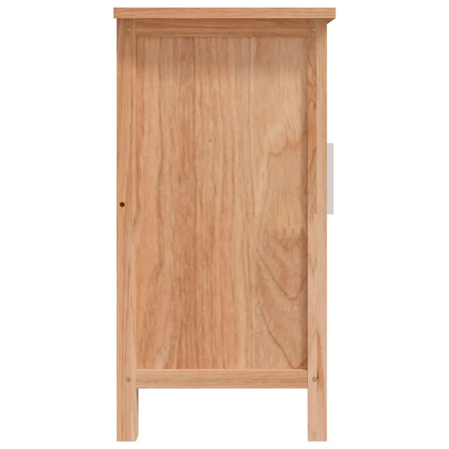 Armoire de salle de bain 66x29x61,5 cm Bois massif de noyer - 5