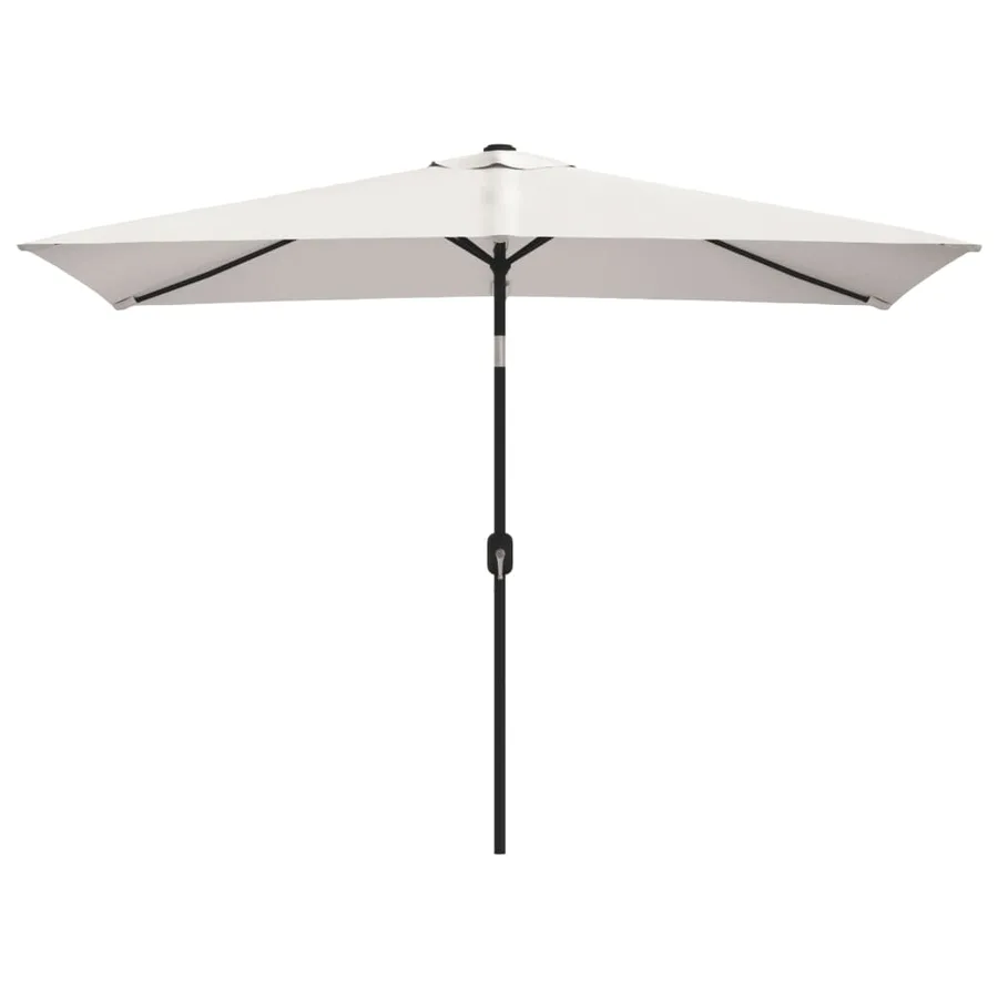 Parasol 200 x 300 cm Blanc sable Rectangulaire - 2