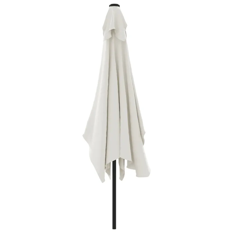 Parasol 200 x 300 cm Blanc sable Rectangulaire - 4