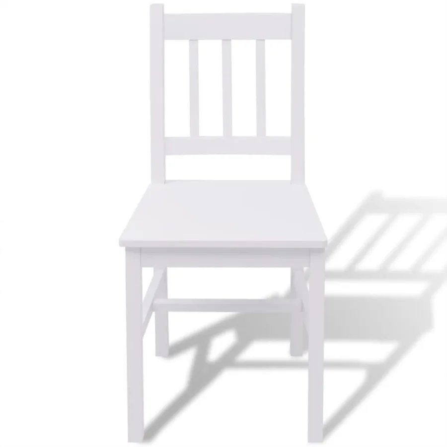 Ensemble de salle à manger trois pièces Pinède Blanc - 4