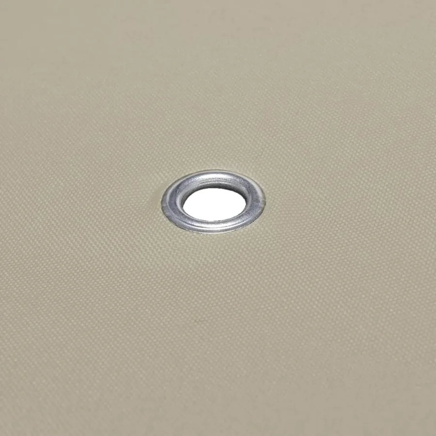 Recouvrement de remplacement d'auvent 310 g/m² Beige 3 x 4 m - 5